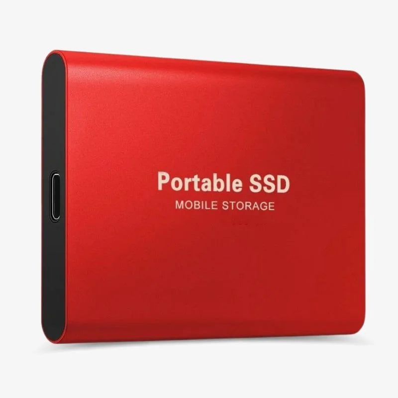 Compact High-Speed External SSD with USB 3.2 for Laptops and Consoles