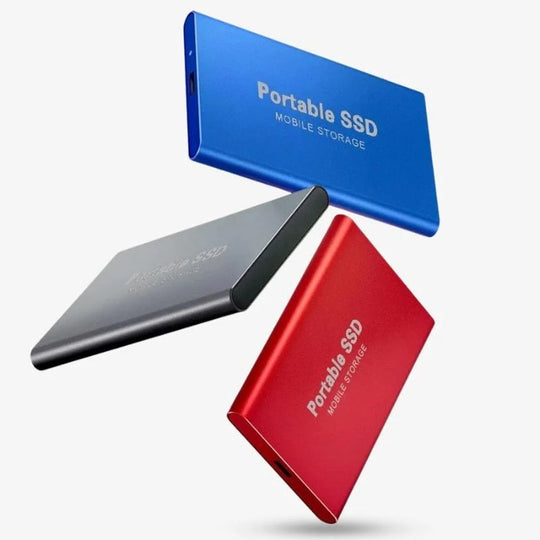 Compact High-Speed External SSD with USB 3.2 for Laptops and Consoles