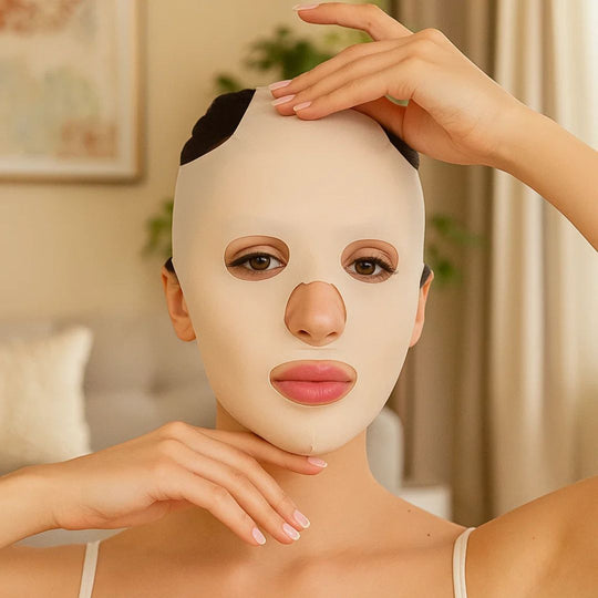 Compression face mask lifestyle
