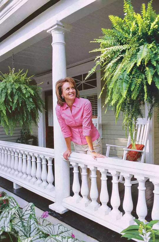 Lifelike UV Resistant Artificial Boston Fern for Outdoor and Porch Decor