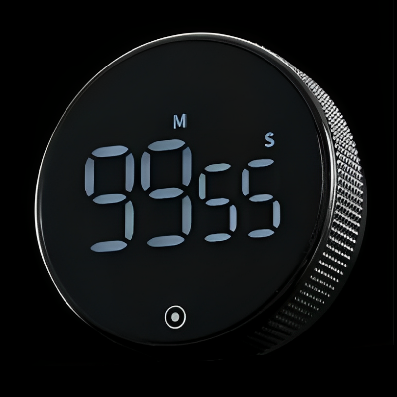 Magnetic Rotary Digital Timer for Focused Work and Study