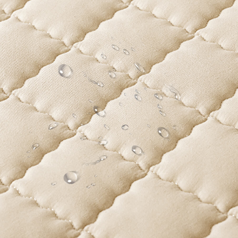Waterproof surface close-up
