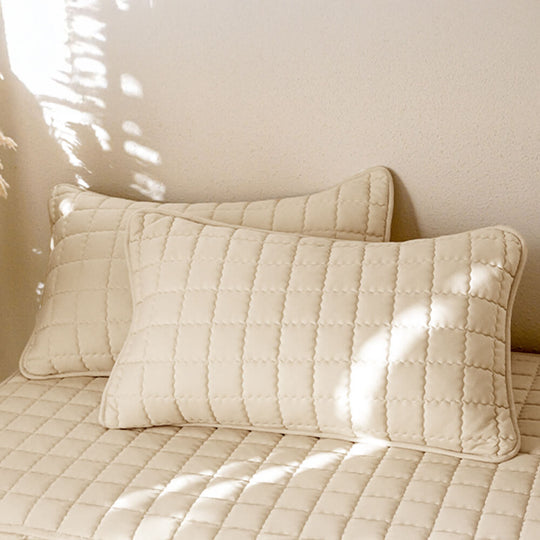 Quilted pillow cases