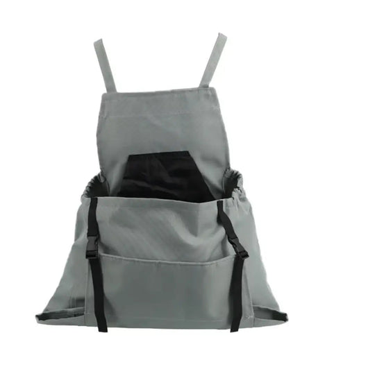 Crossback Oxford Gardening and Harvest Apron with Quick Empty Pocket for Garden and Yard
