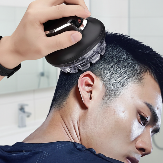 Sleek Cordless Rotary Head Shaver for Effortless Everyday Grooming