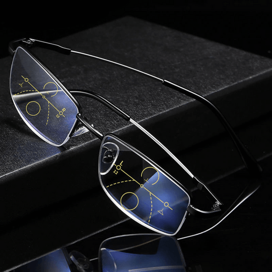 Progressive reading glasses