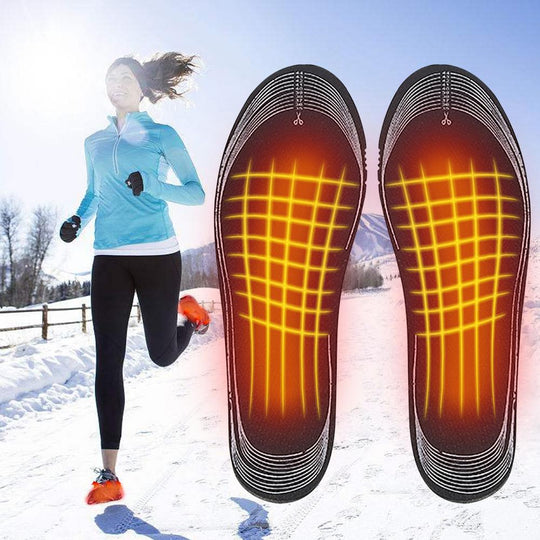 Rechargeable USB Heated Insoles for Winter and Outdoor Warmth