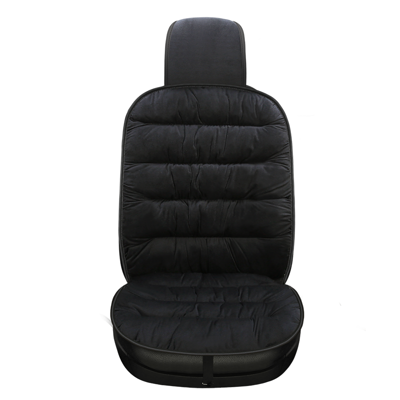 Cozy Plush Velvet Car Seat Cushion for Winter Driving Comfort