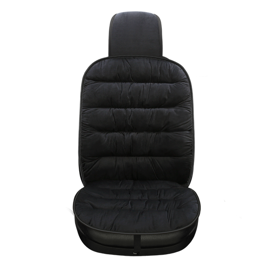 Cozy Plush Velvet Car Seat Cushion for Winter Driving Comfort