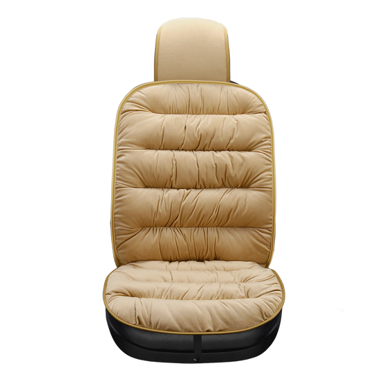 Cozy Plush Velvet Car Seat Cushion for Winter Driving Comfort