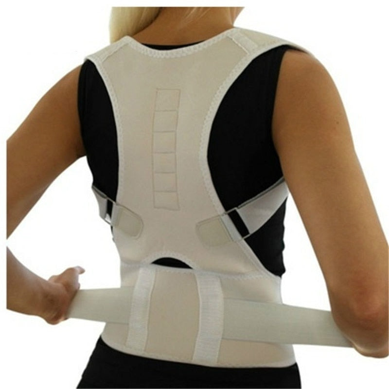 Adjustable Magnetic Posture-Correcting Back Support Brace