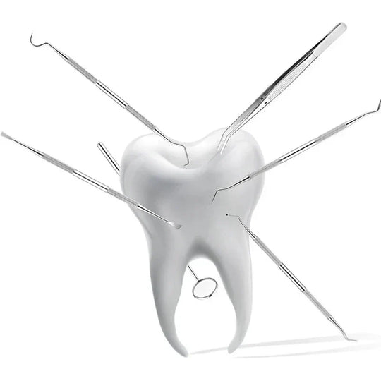 Stainless Steel Dental Pick and Tartar Scraper Set for Precision Oral Cleaning