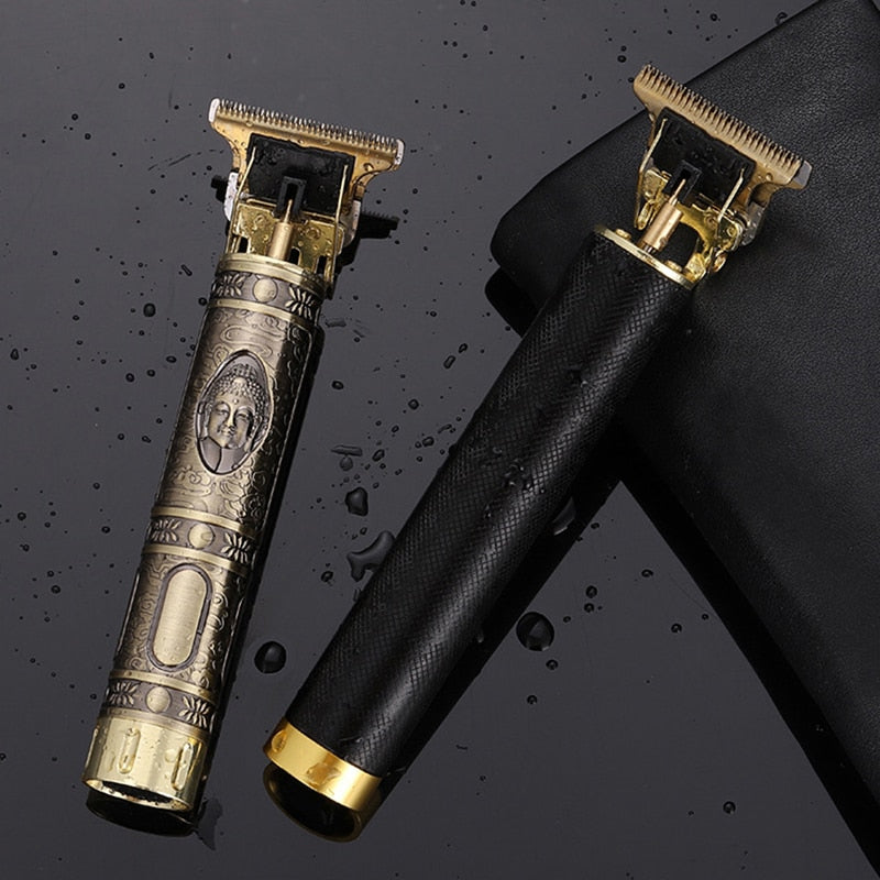 Cordless Zero-Gap Metal Hair Trimmer for Precision Edging and Lineups