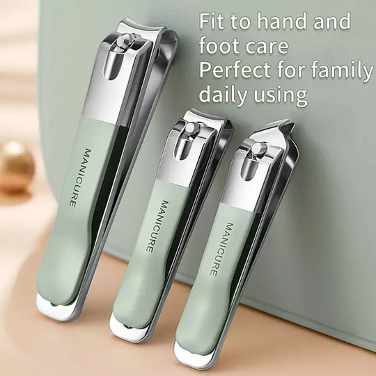 Luxury Stainless Steel Manicure and Pedicure Grooming Set with Portable Travel Case