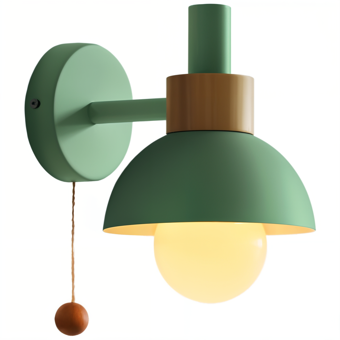 Pastel Pop Dome Wall Lamp for Bedroom and Living Room