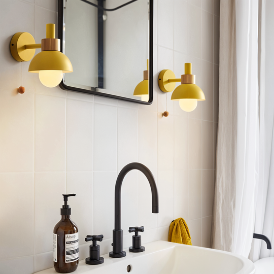 Pastel Pop Dome Wall Lamp for Bedroom and Living Room