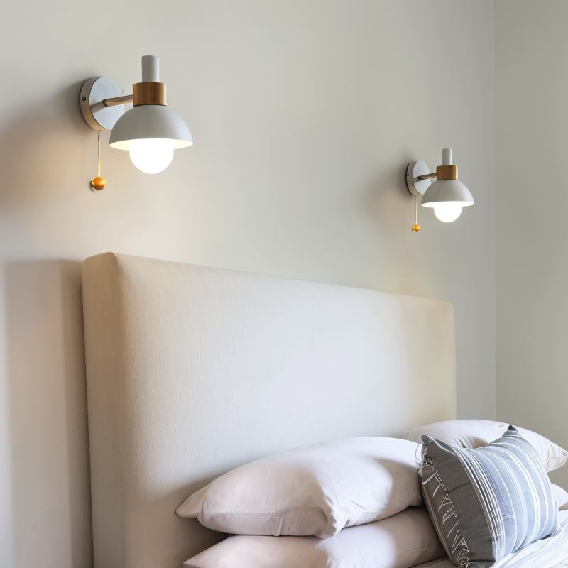 Pastel Pop Dome Wall Lamp for Bedroom and Living Room