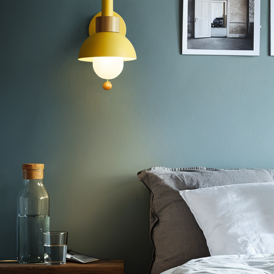 Pastel Pop Dome Wall Lamp for Bedroom and Living Room