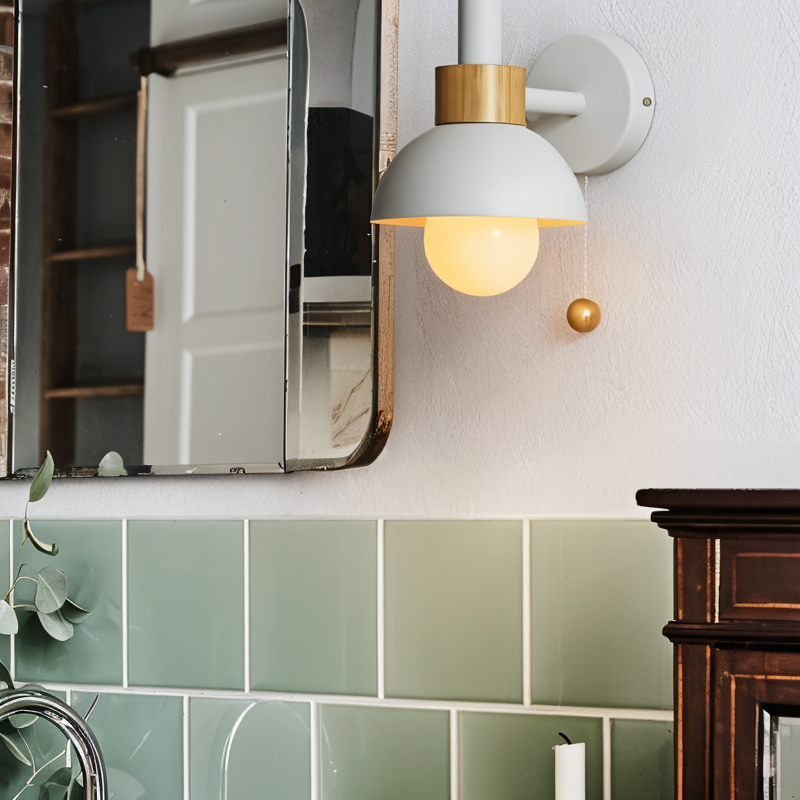 Pastel Pop Dome Wall Lamp for Bedroom and Living Room