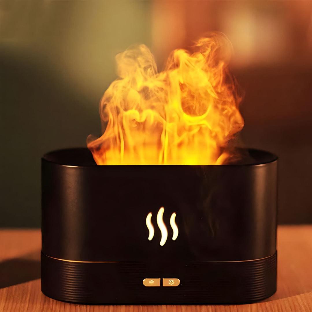 Realistic Flame Effect Aroma Diffuser for Bedroom and Living Room