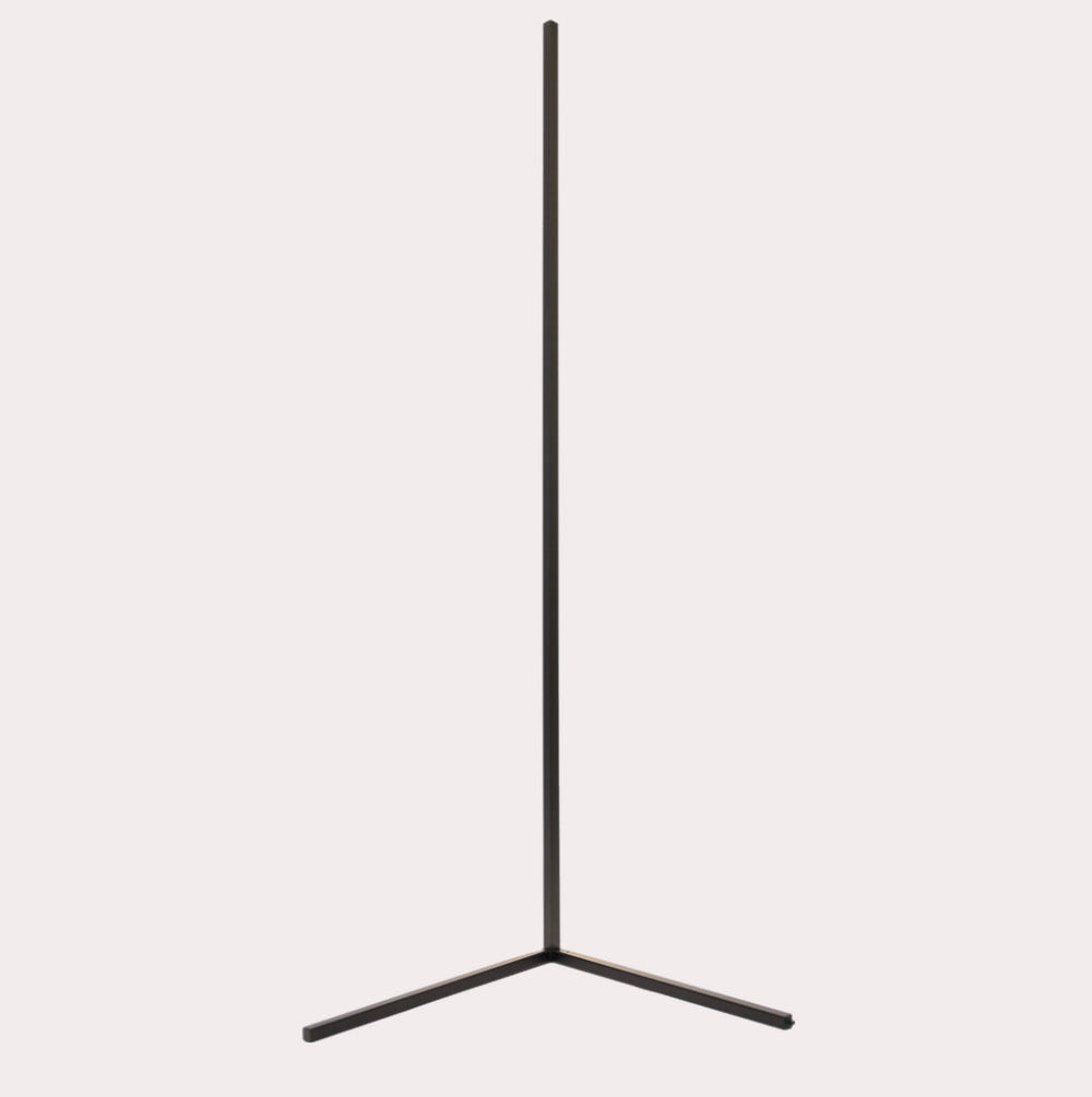 Black corner floor lamp