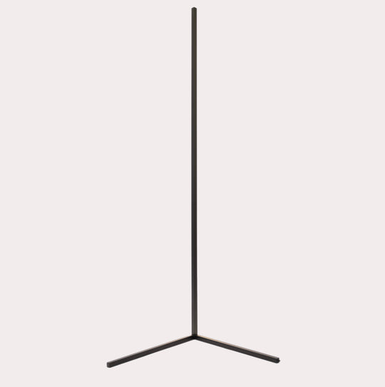 Black corner floor lamp