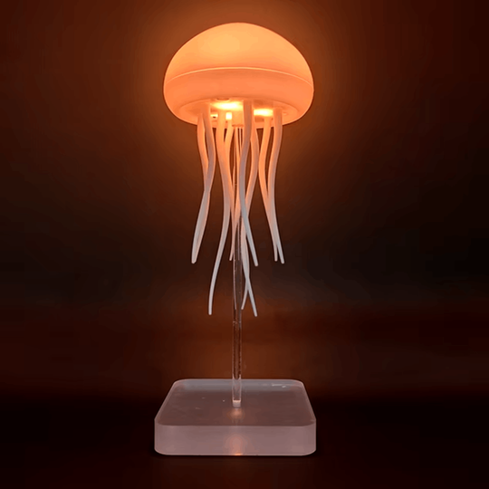 Color Changing RGB Jellyfish LED Mood Lamp with Voice Activation