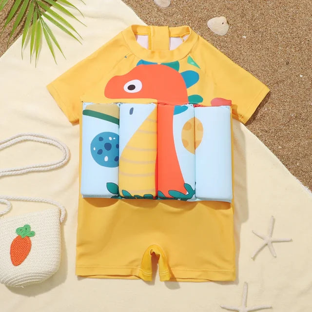 Adjustable Buoyancy Swim Float Vest Suit for Toddlers and Kids