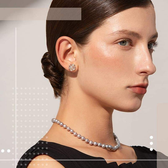 Magnetic stud earring model