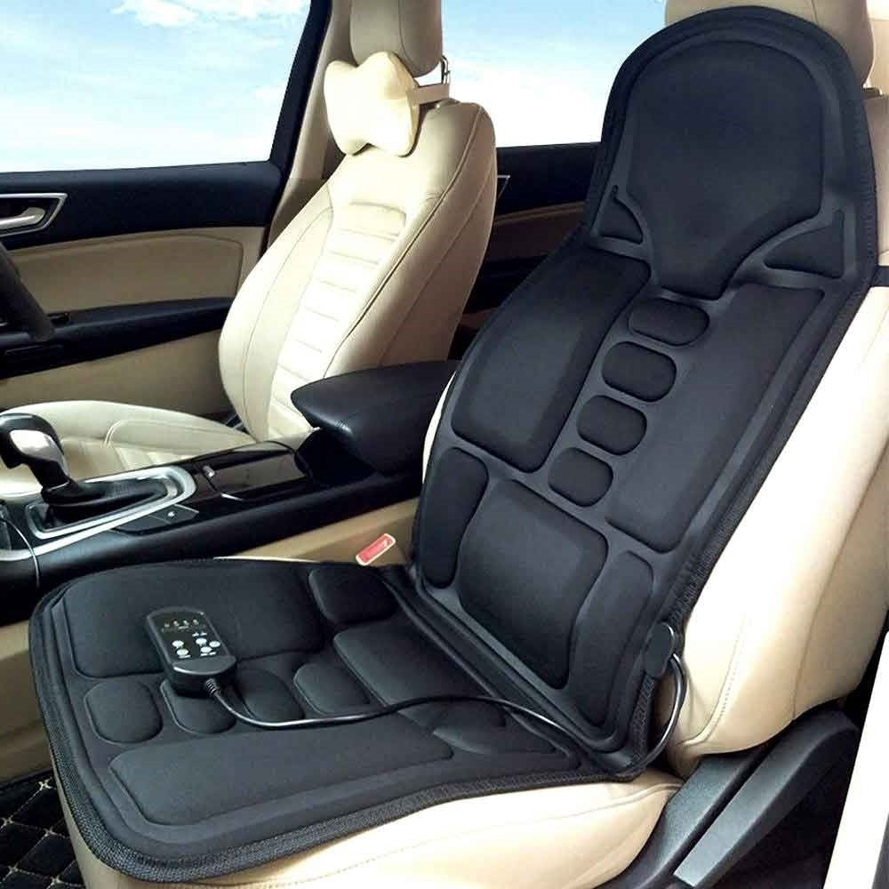 Soothing Heated Massage Chair Pad for Back and Neck Relief