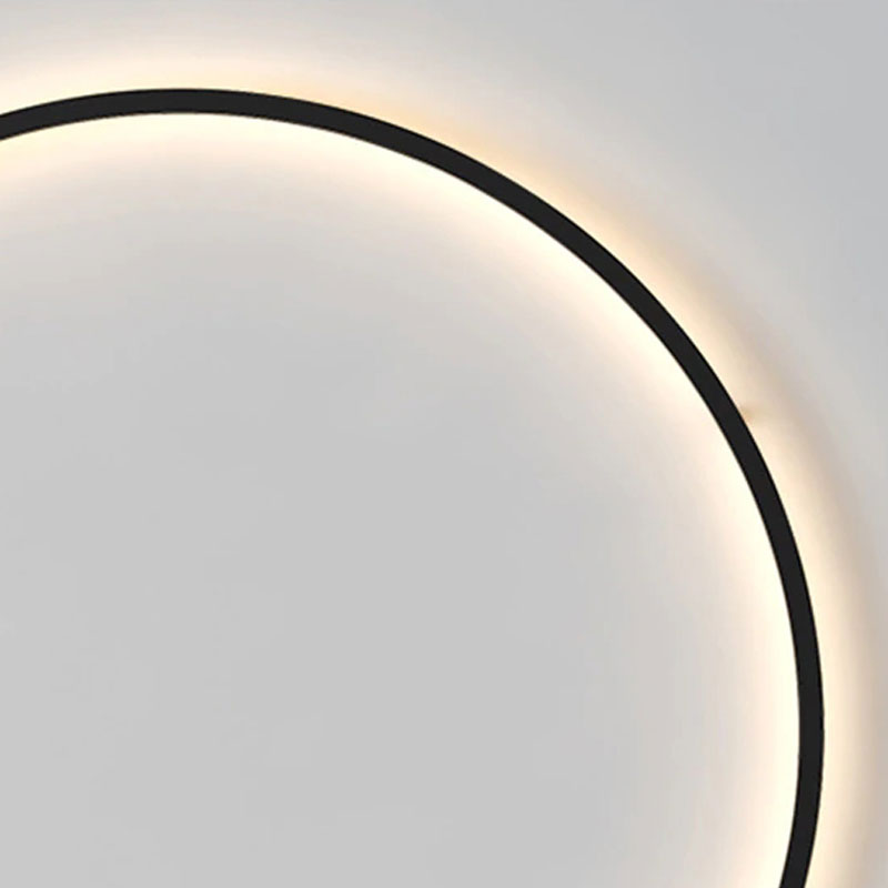 Minimalist Halo Ring LED Wall Light for Cozy Indoor Ambiance