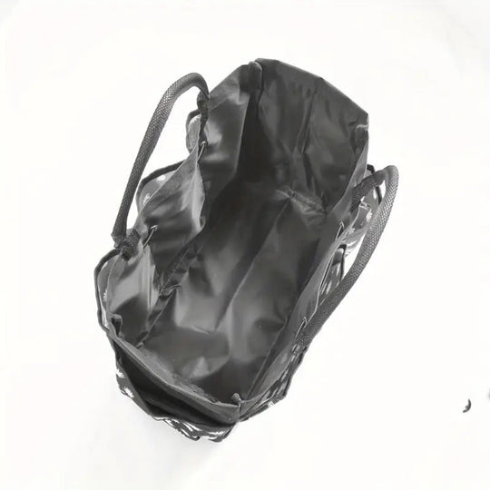 Floral Oxford Garden Tool Organizer Bag for Patio and Yard Work