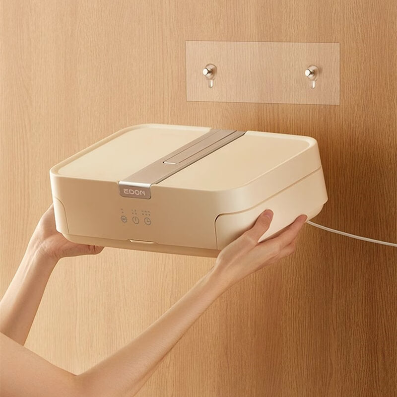 Portable folding electric clothes dryer