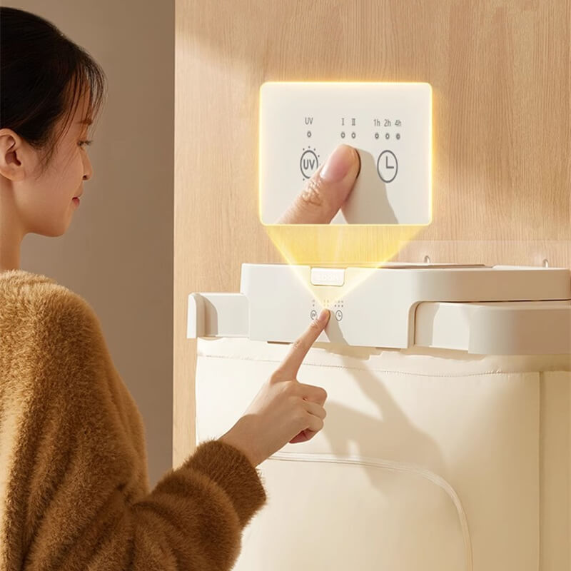 Portable Folding Electric Clothes Dryer for Fast Wrinkle-Free Laundry Drying