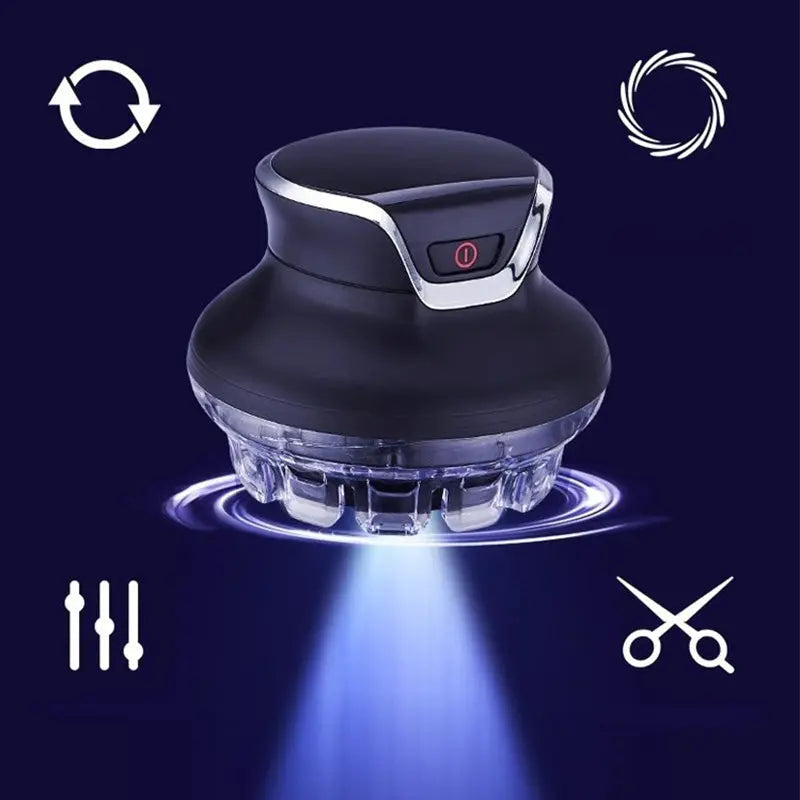 Sleek Cordless Rotary Head Shaver for Effortless Everyday Grooming