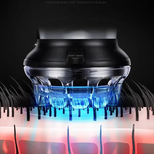Sleek Cordless Rotary Head Shaver for Effortless Everyday Grooming