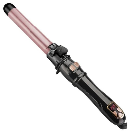 Rose gold curling iron detail