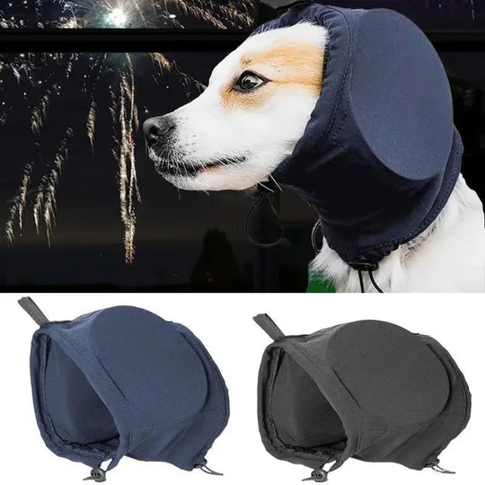 Soft Noise-Reducing Dog Ear Muffs for Calm Anxiety Relief
