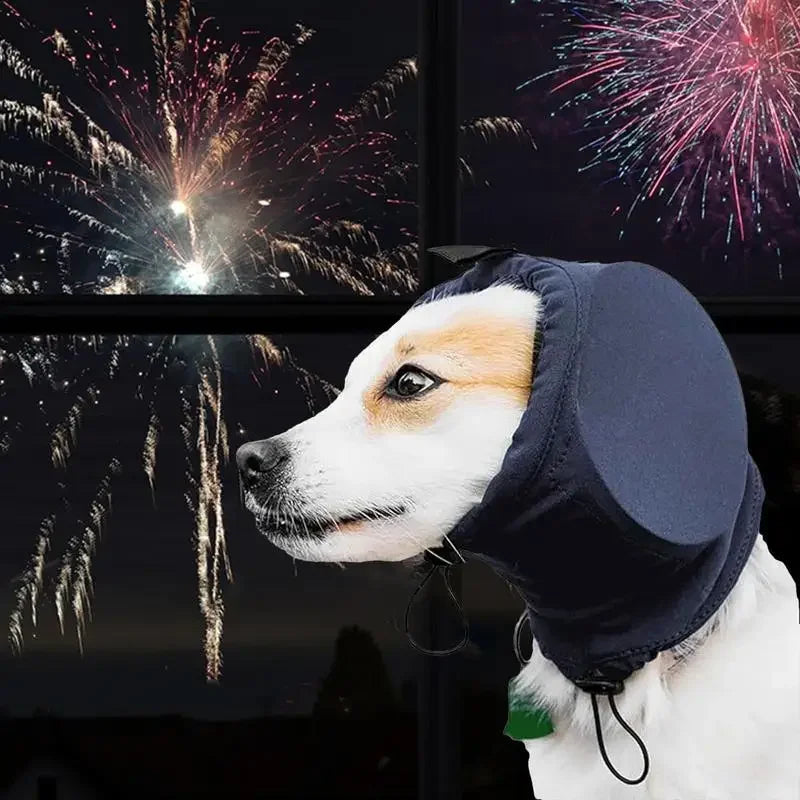 Soft Noise-Reducing Dog Ear Muffs for Calm Anxiety Relief