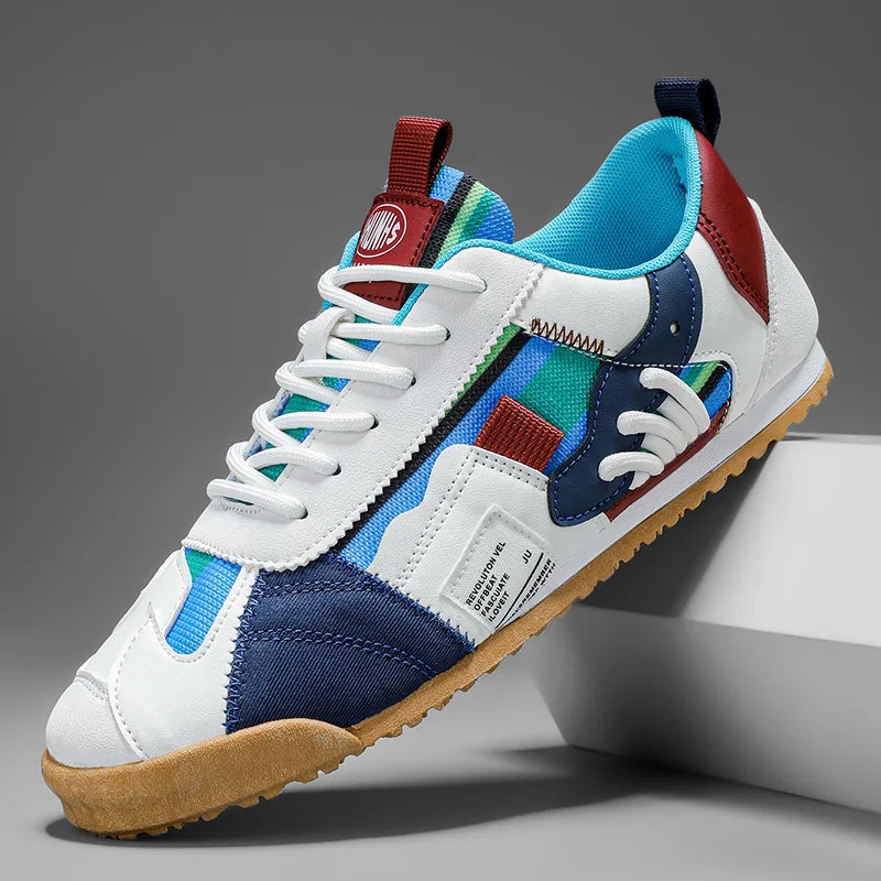 Colorful Retro Low Top Sneakers for Casual and Summer Wear
