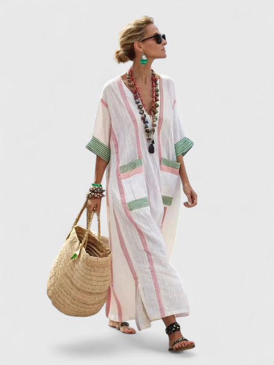 Elegant Flowing Full Length Maxi Dress for Day to Evening