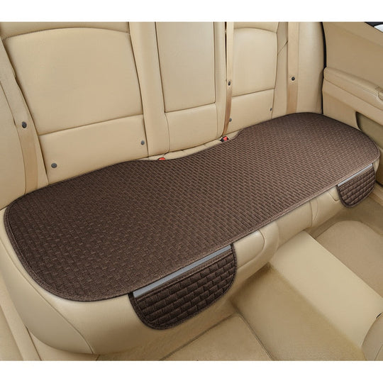 Universal Anti Slip Linen Car Seat Cushion Cover Mat for Front and Rear Seats