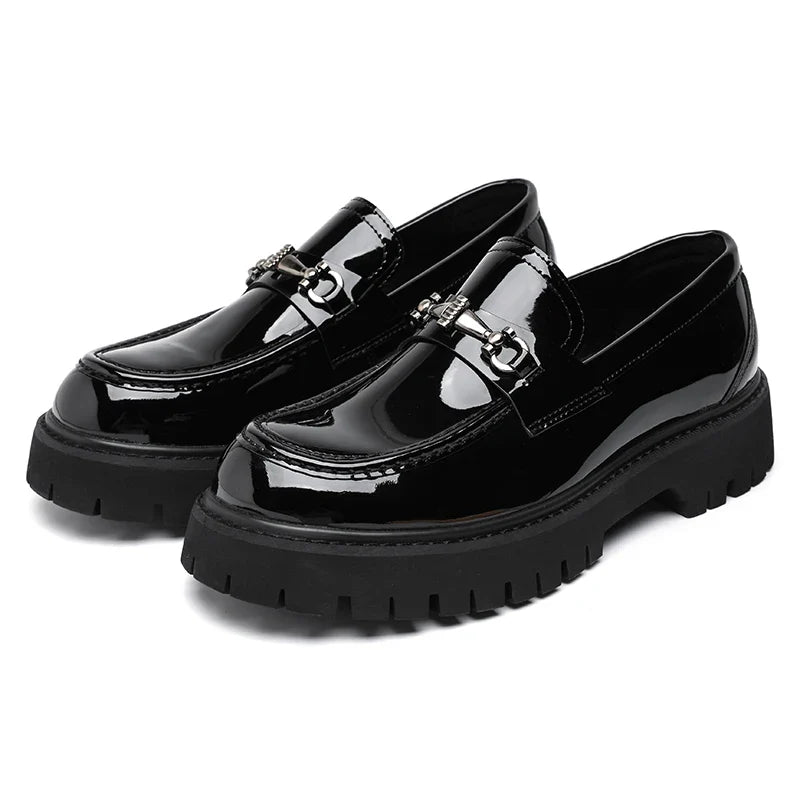 Classic Leather Dress Loafers for Business and Formal Wear