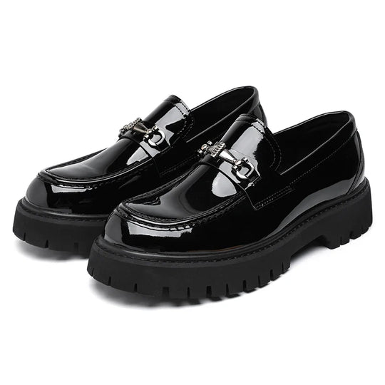 Classic Leather Dress Loafers for Business and Formal Wear