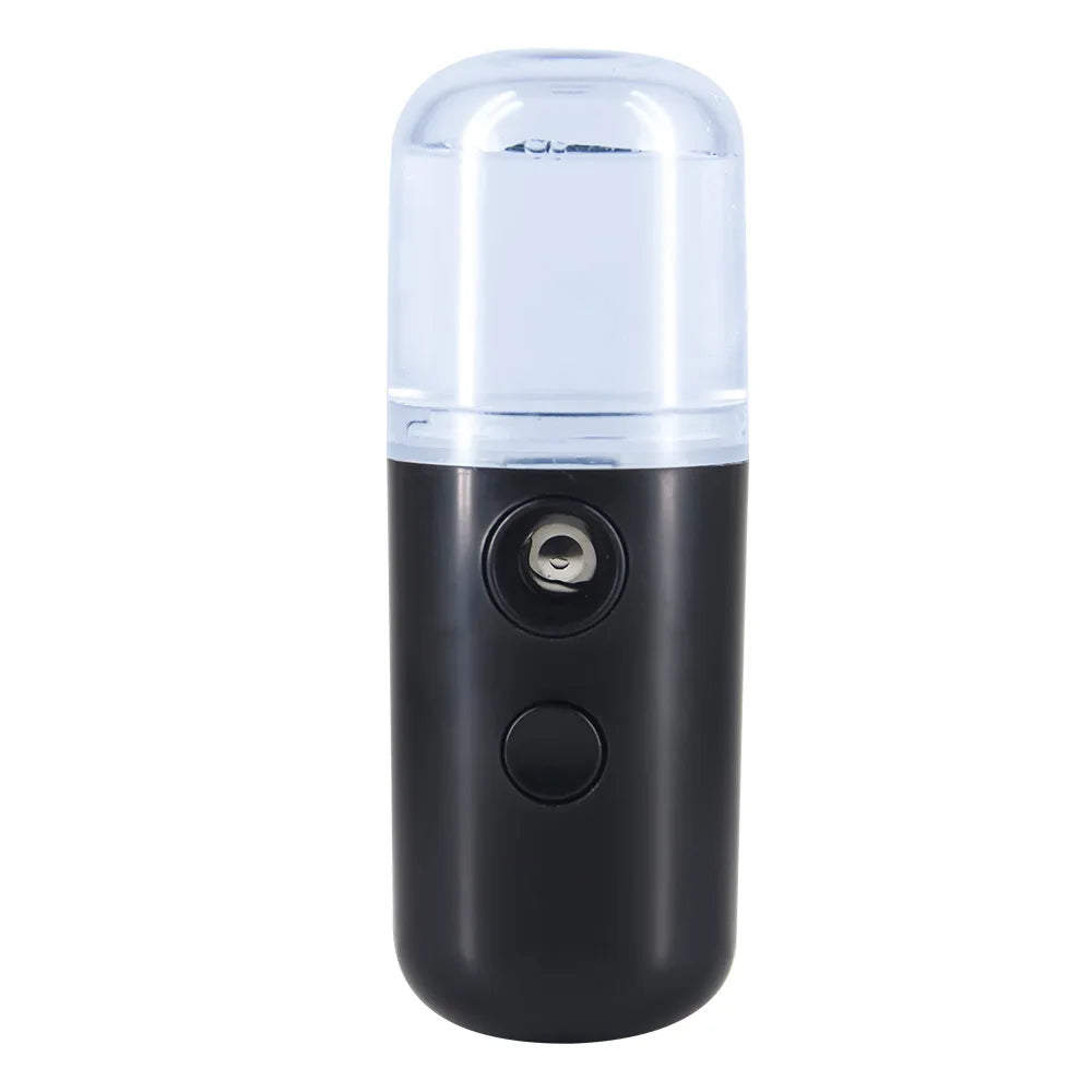 Black nano facial mist sprayer