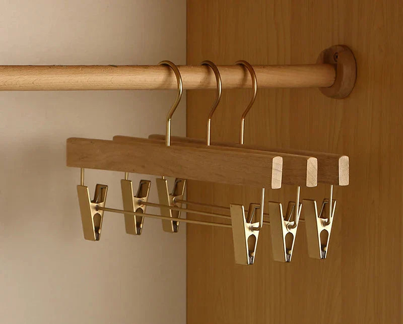 Wooden pants rack hanger