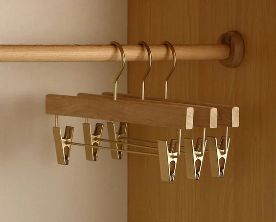 Wooden pants rack hanger
