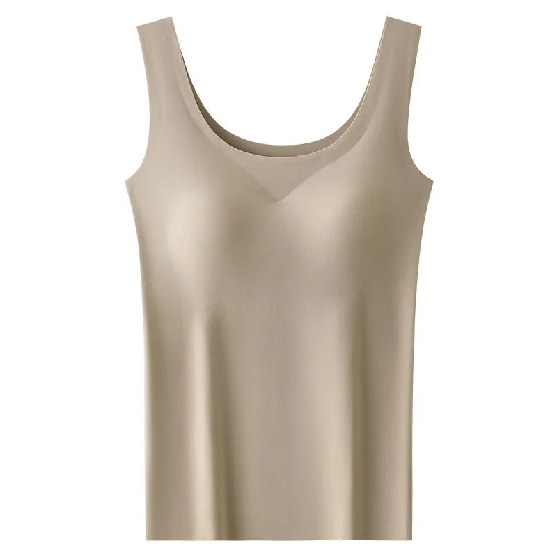 Seamless Built In Bra Tank Top for Layering