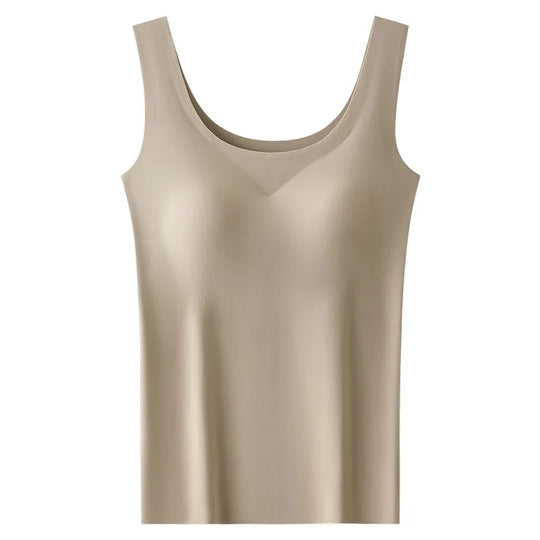 Seamless Built In Bra Tank Top for Layering