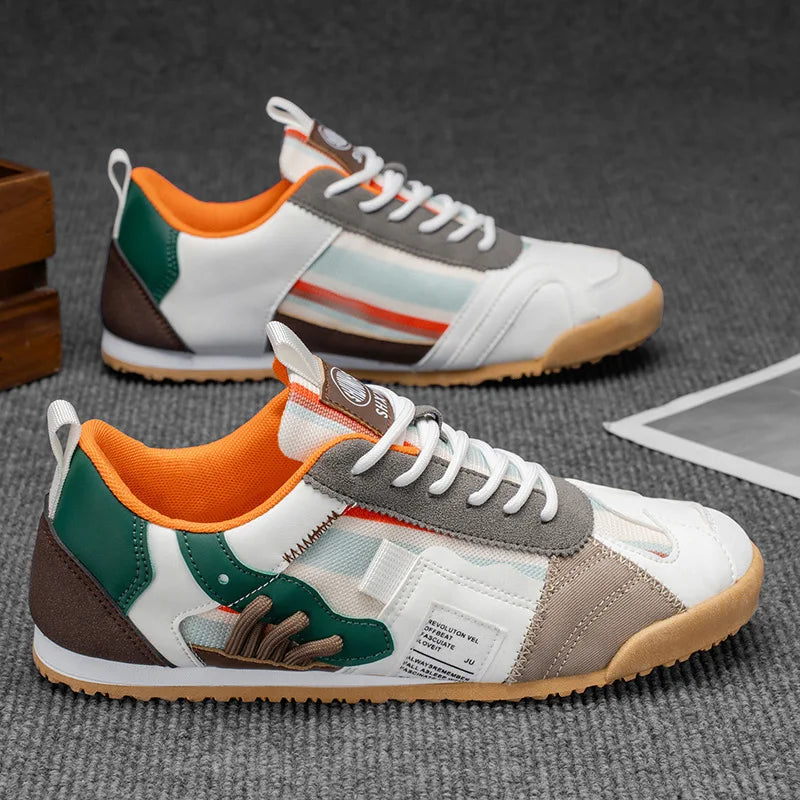 Colorful Retro Low Top Sneakers for Casual and Summer Wear